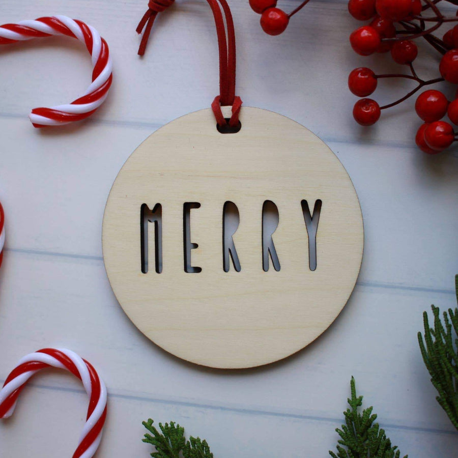 Merry Ornament