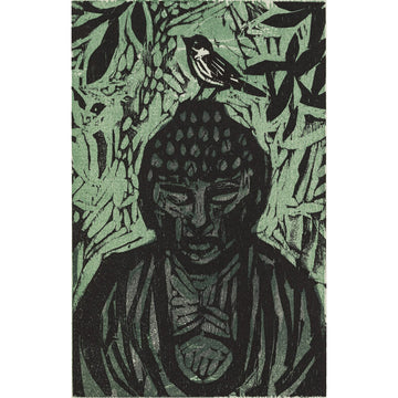 Buddha 11x14 | Woodblock Print