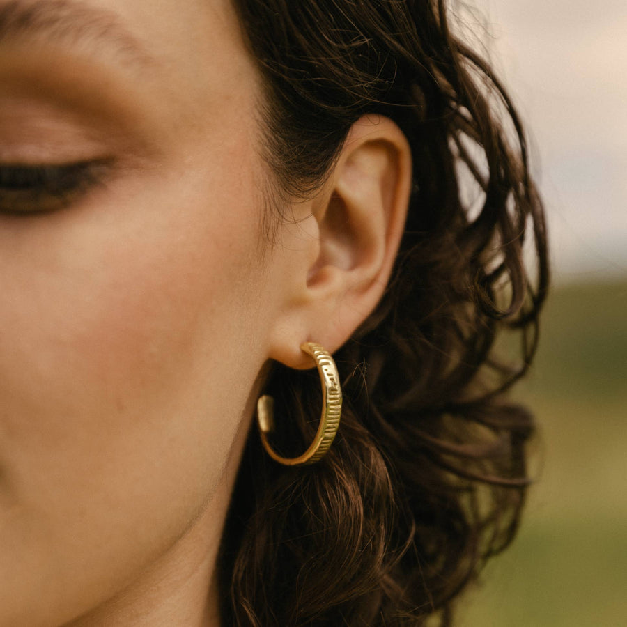 Voyage Hoop Earrings