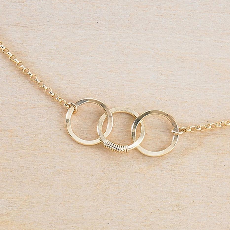 Cartwheel Necklace | Gold
