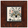 Motawi Catnip in Grey - 6x6 - Artisan's Bench