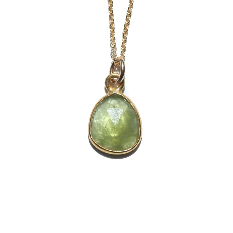 Peridot Gold Necklace | August