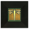 Motawi Dragonfly in Green- 4x4 - Artisan's Bench