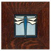 Motawi Dragonfly Light Blue- 4x4 - Artisan's Bench