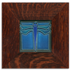 Motawi Dragonfly Turquoise- 4x4 - Artisan's Bench