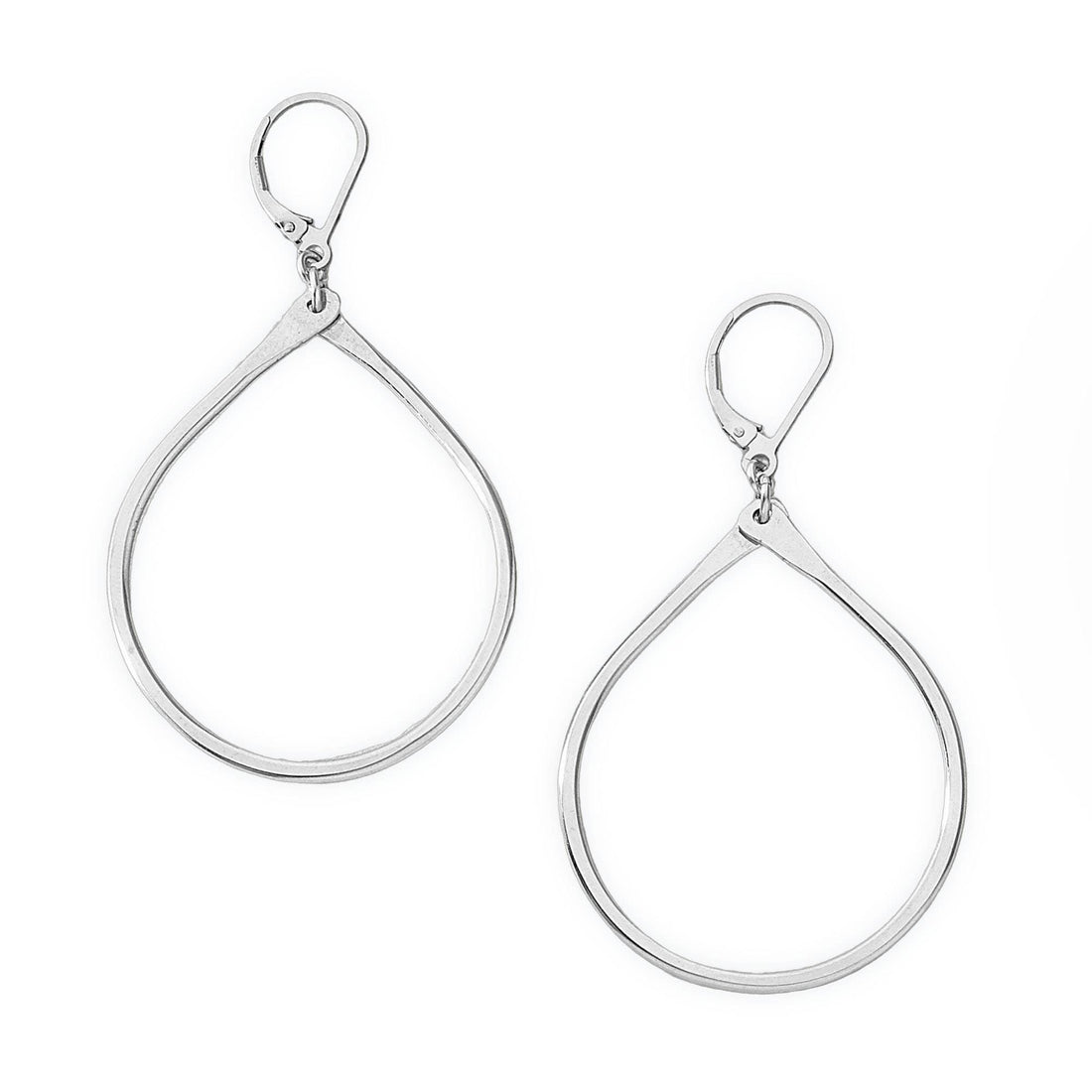 Heavy Drop Teardrop Statement Earring