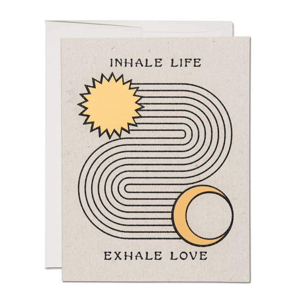 Inhale Exhale Card