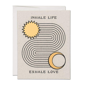 Inhale Exhale Card