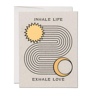 Inhale Exhale Card