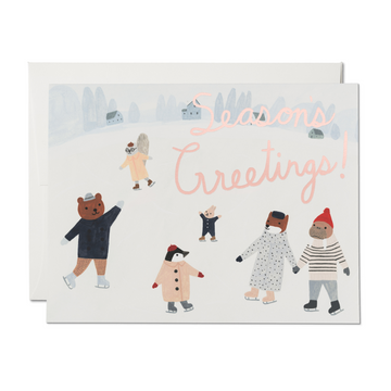 Ice Animals Holiday Cards