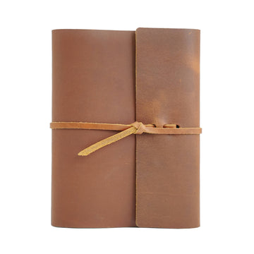 Large Writers Log Leather Notebook