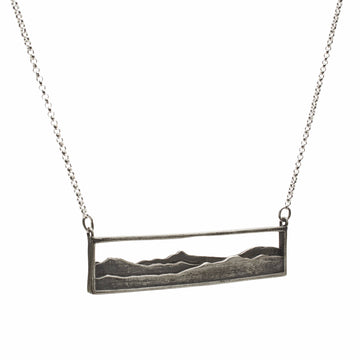 Mountainscape Necklace | Silver