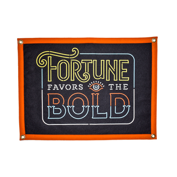 Fortune Favors The Bold | Camp Flag