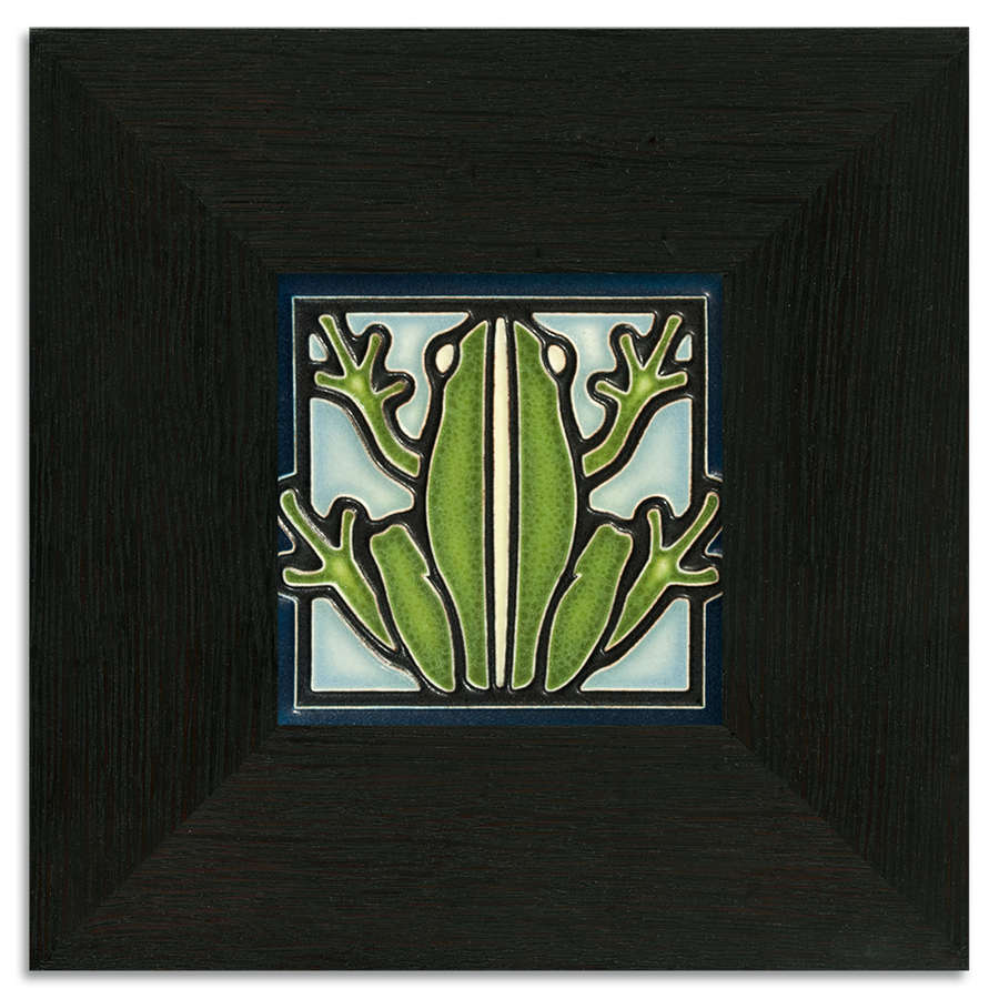 Motawi Frog Light Blue - 4x4 - Artisan's Bench