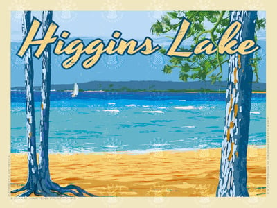 Higgins Lake Print | 11x14
