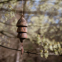 Ceramic Wind Chime | 3 Small Bells - Artisan's Bench