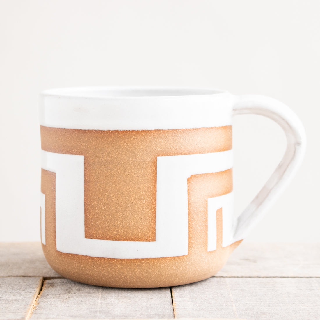 Square Sunset Mug | White