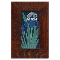 Motawi Iris in Indigo - 4x8 - Artisan's Bench