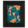 Motawi Koi Pond in Turquoise - 6x8 - Artisan's Bench