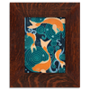 Motawi Koi Pond in Turquoise - 6x8 - Artisan's Bench