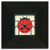 Motawi Ladybug with Border - 4x4 - Artisan's Bench