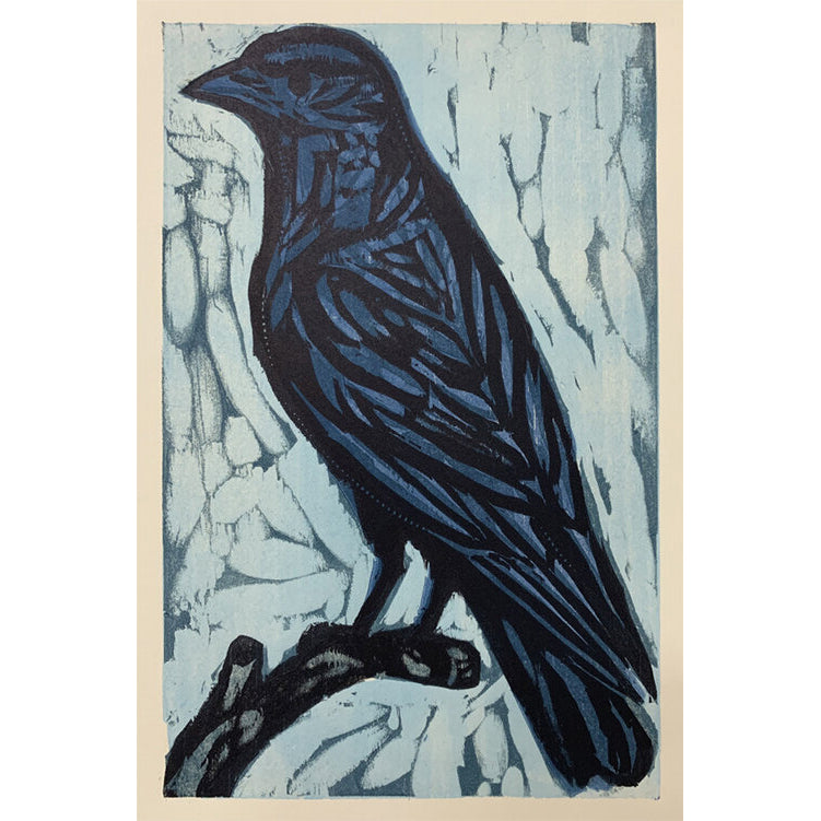 Kent Ambler | Little Crow 11x14 | Woodblock Print – The Artisan's