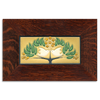 Motawi Lovebirds in Green Oak - 4x8 - Artisan's Bench