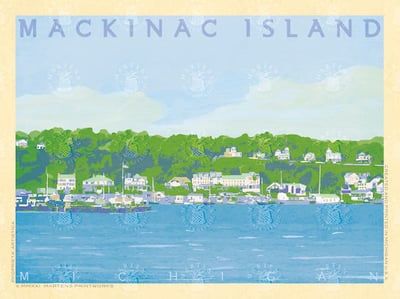 Mackinac Island Print | 24x18