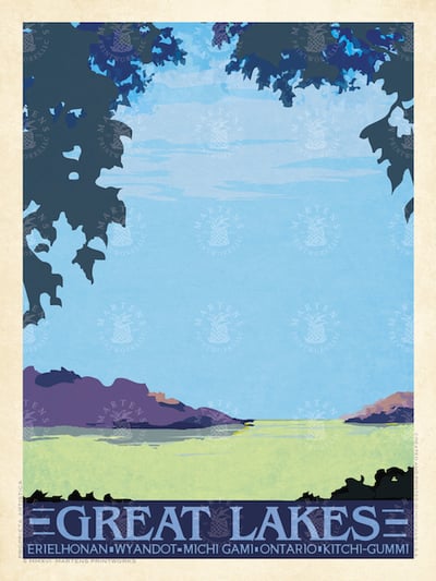 Great Lakes Print | 11x14