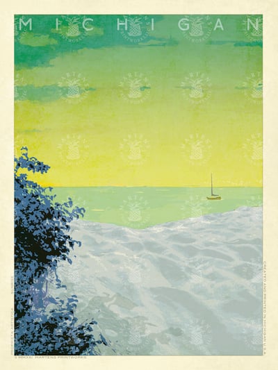 Michigan Sunrise Print | 11x14