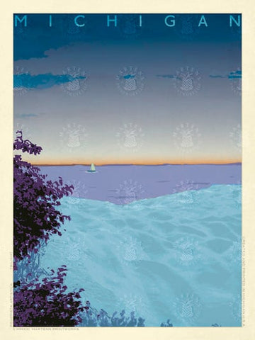 Michigan Twilight Print | 11x14