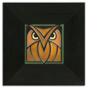 Motawi Owl in Green Oak - 4x4 - Artisan's Bench