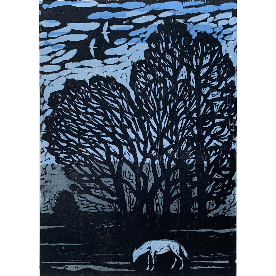 Pale Horse 16x20 | Woodblock Print