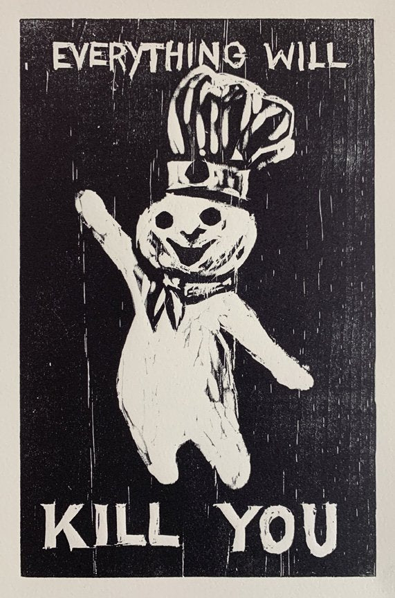 Doughboy 11x14 | Woodblock Print