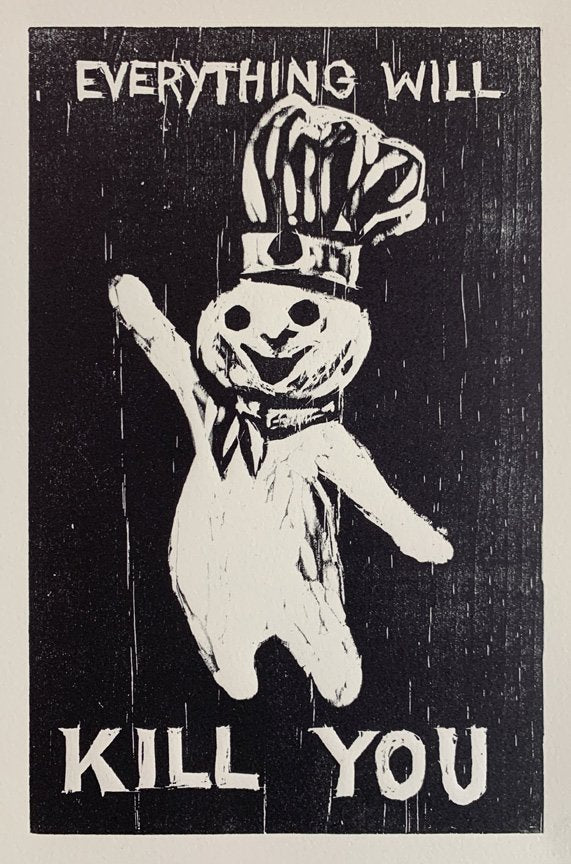 Doughboy 11x14 | Woodblock Print