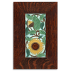 Motawi Sunflower in Light Blue - 4x8 - Artisan's Bench