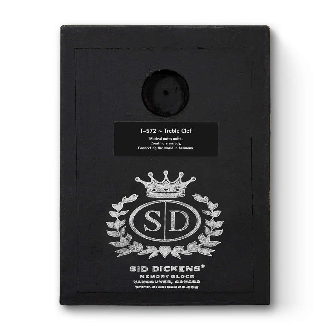 Treble Clef T572 | Sid Dickens Memory Block