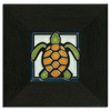 Motawi Turtle in Light Blue- 4x4 - Artisan's Bench