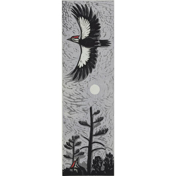 Twilight Flight 10x32 | Woodblock Print